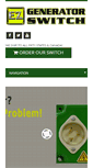 Mobile Screenshot of ezgeneratorswitch.com